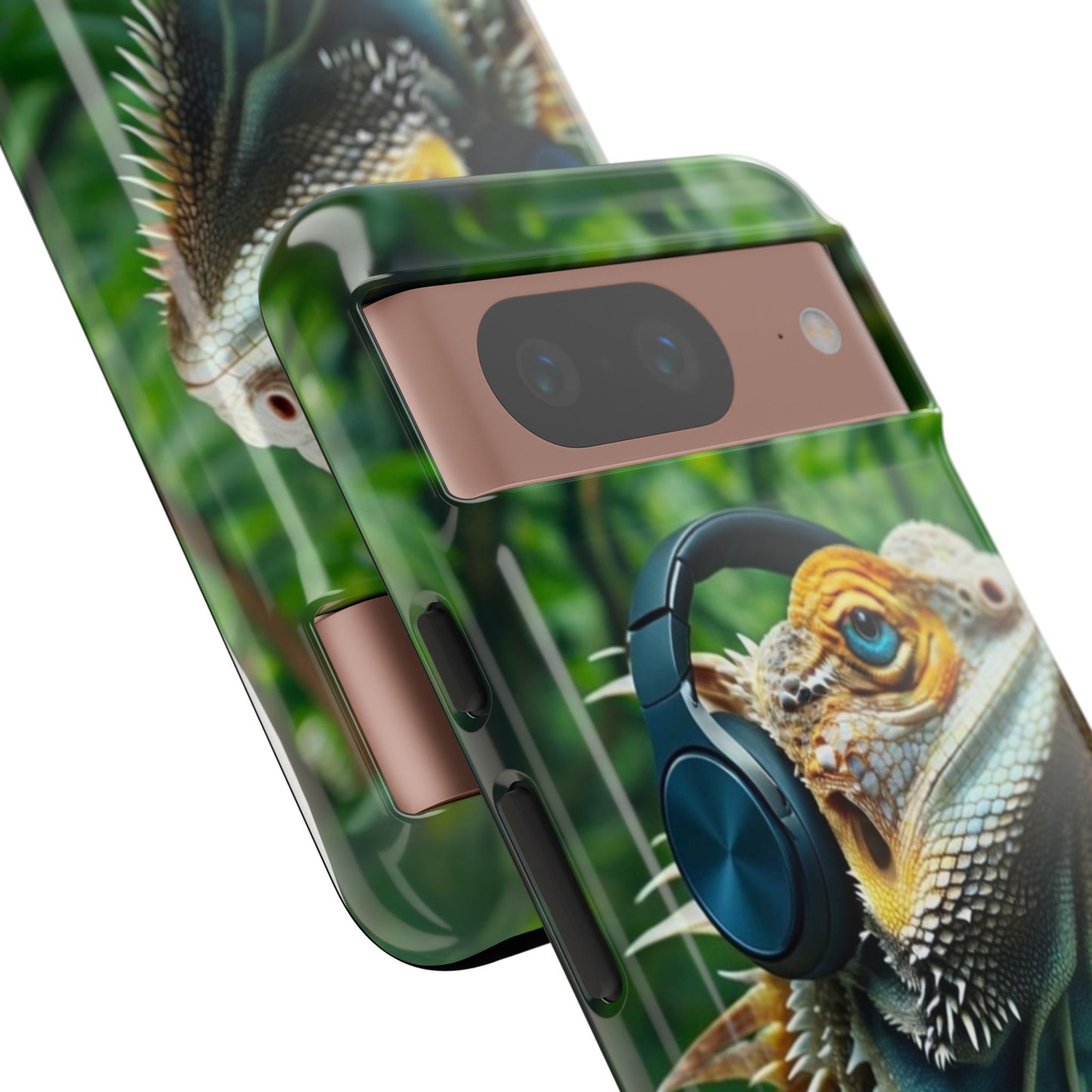 "Bearded Dragon - Jungle Beats" Mobile Phone Case
