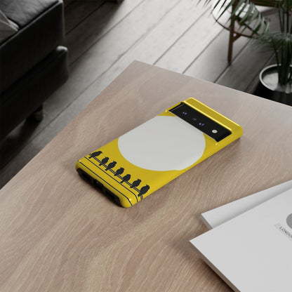 "The Feathered Assembly - Yellow" Mobile Phone Case