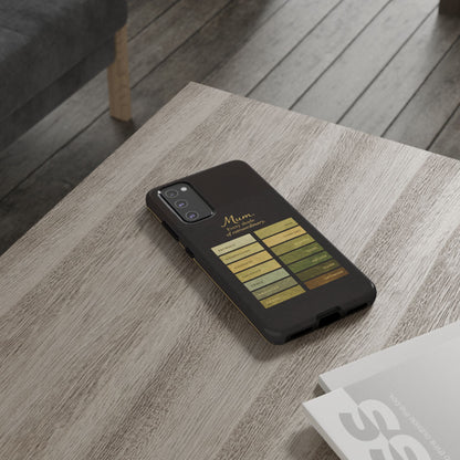 "Every Shade of Extraordinary" Mobile Phone Case (green)
