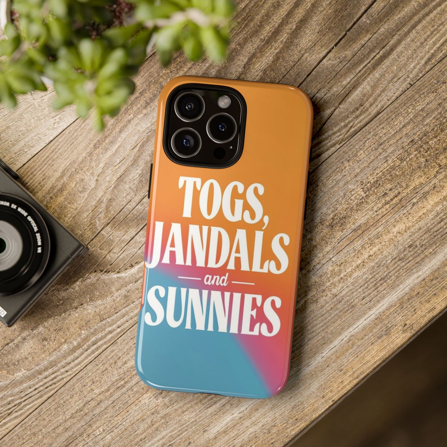 "Togs, Jandals and Sunnies" Mobile Phone Case