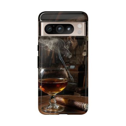 "Hot Whiskey and Cigar" Mobile Phone Case