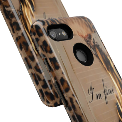 "I Am Fine" Mobile Phone Case
