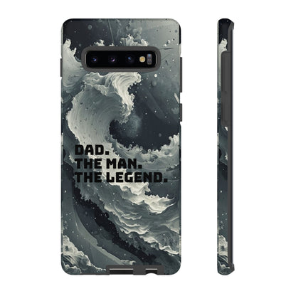 "Dad. The Man. The Legend" Mobile Phone Case (grey)