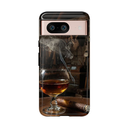 "Hot Whiskey and Cigar" Mobile Phone Case