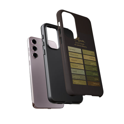 "Every Shade of Extraordinary" Mobile Phone Case (green)