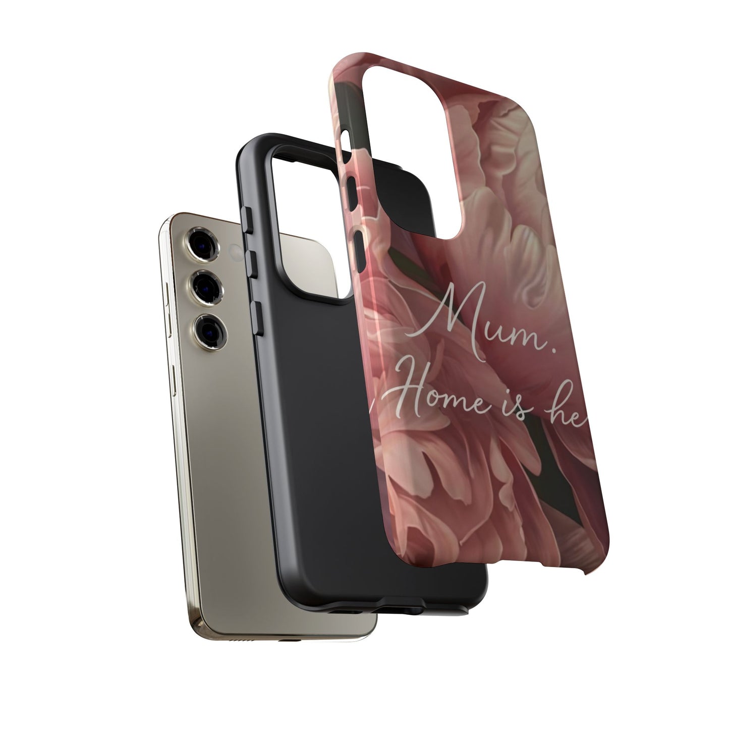 "Mum. Home is Her" Mobile Phone Case