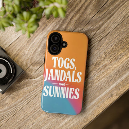 "Togs, Jandals and Sunnies" Mobile Phone Case