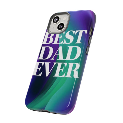 "Best Dad Ever" Mobile Phone Case (purple)