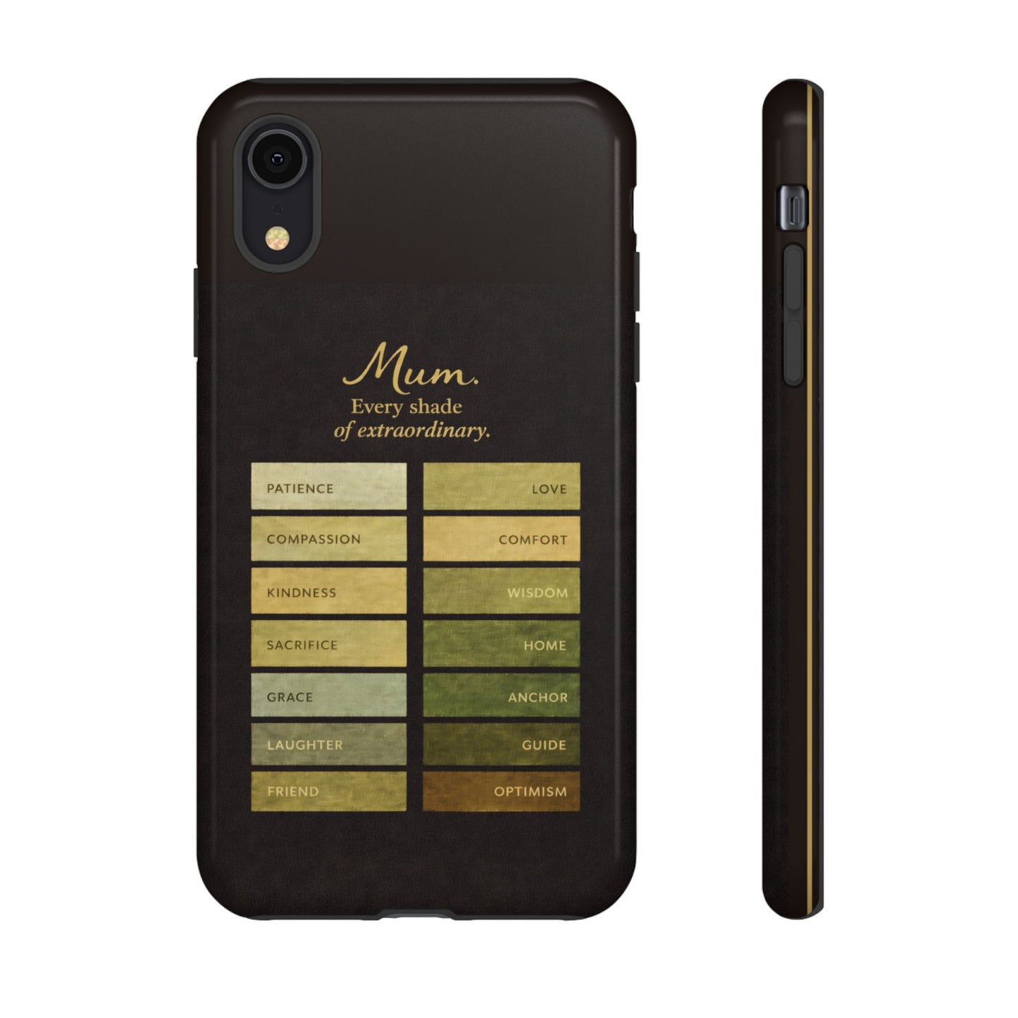 "Every Shade of Extraordinary" Mobile Phone Case (green)