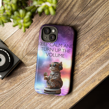 "Keep calm and turn up the Volume" Mobile Phone Case (mix)