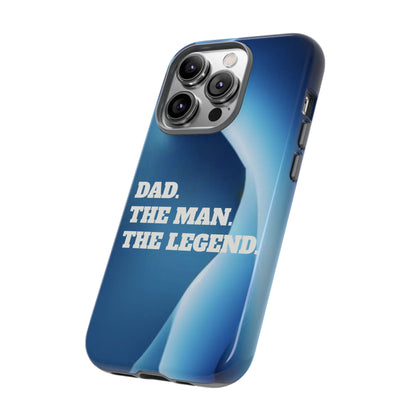 "Dad.  The Man.  The Legend" Mobile Phone Case (blue)