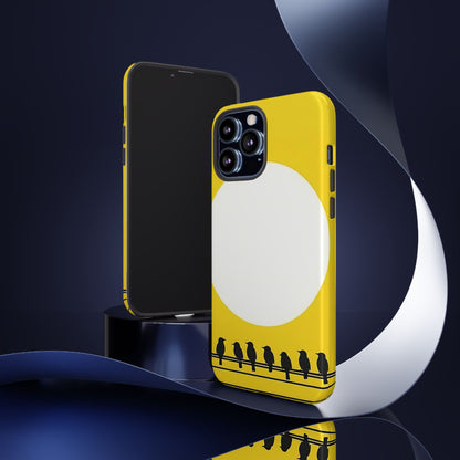 "The Feathered Assembly - Yellow" Mobile Phone Case