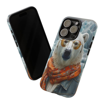 "Urban Zen Polar Bear" Mobile Phone Case