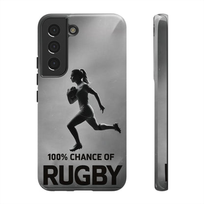 "Rain, Shine, Rugby" Mobile Phone Case