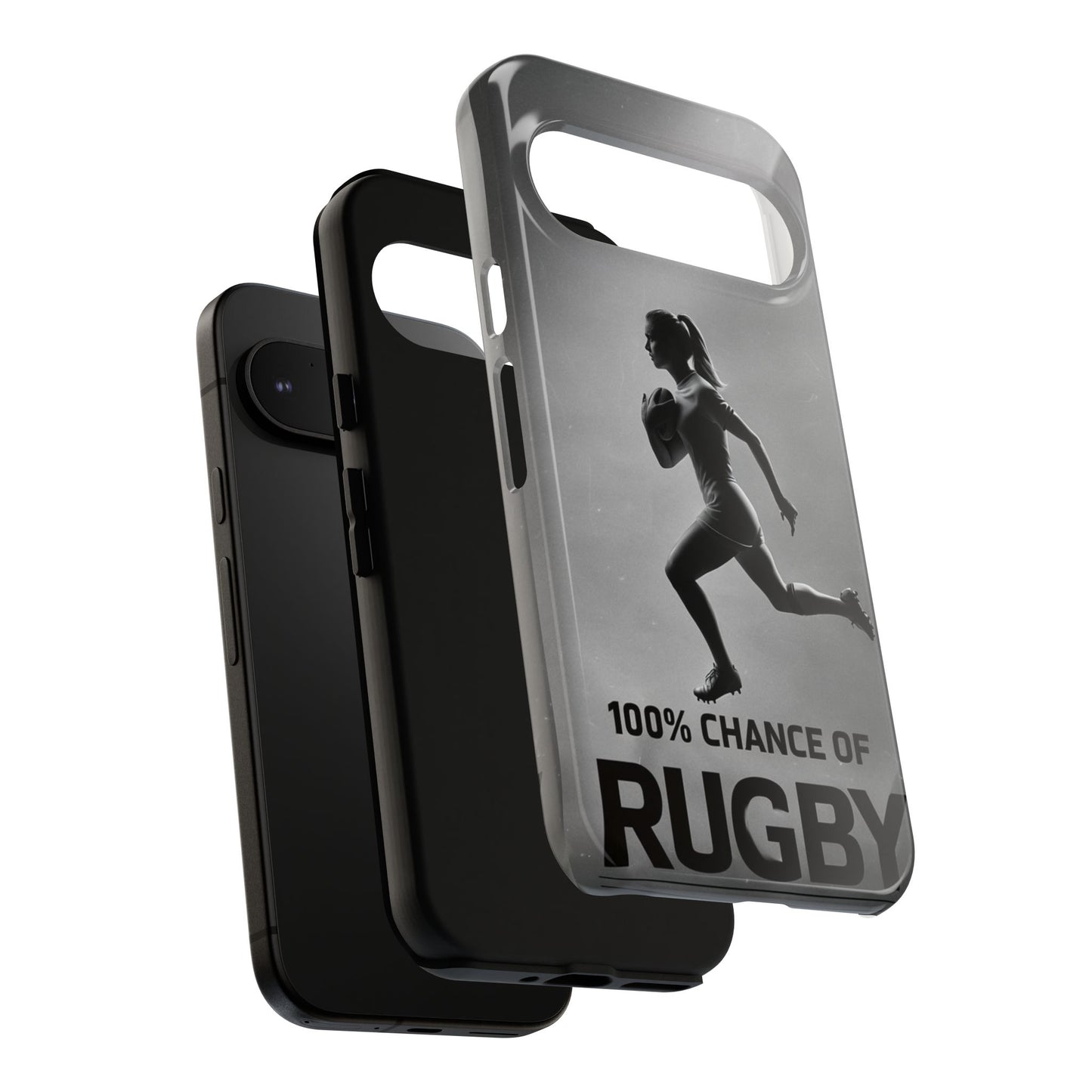 "Rain, Shine, Rugby" Mobile Phone Case
