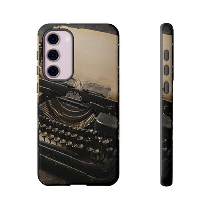 "Fade in. A Writer at the Cusp of Genius" Mobile Phone Case