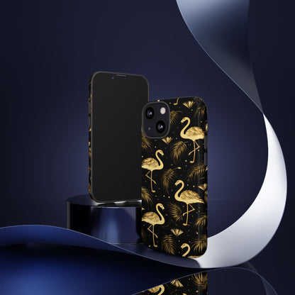 "Gold Flamingo" Mobile Phone Case