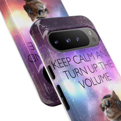 "Keep calm and turn up the Volume" Mobile Phone Case (mix)