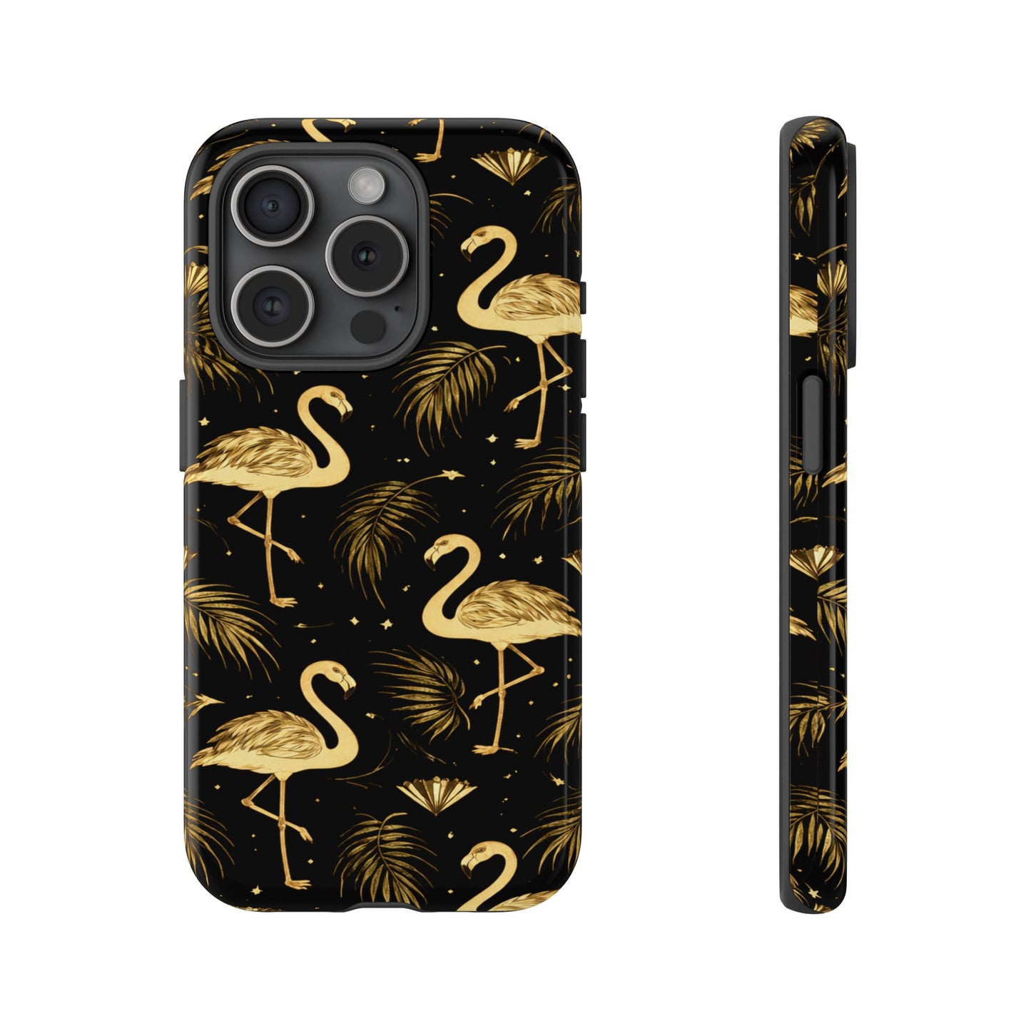 "Gold Flamingo" Mobile Phone Case