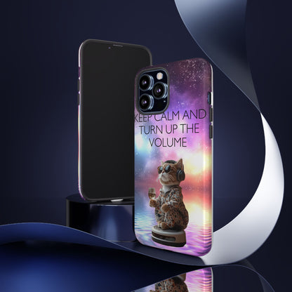 "Keep calm and turn up the Volume" Mobile Phone Case (mix)