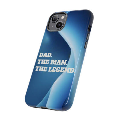 "Dad.  The Man.  The Legend" Mobile Phone Case (blue)