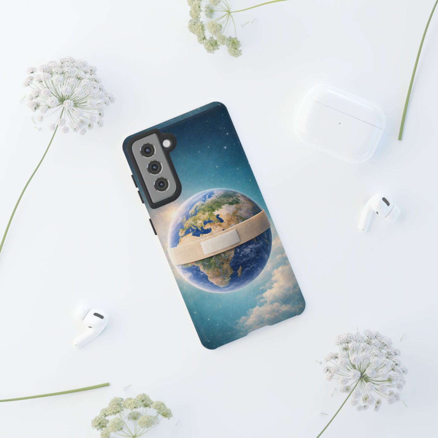Earth Band Tough Case — Protective Planet Phone Case with Global Design