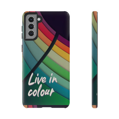 "Live in Colour" Mobile Phone Case
