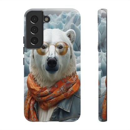 "Urban Zen Polar Bear" Mobile Phone Case