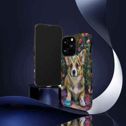"Paint It Corgi" Mobile Phone Case