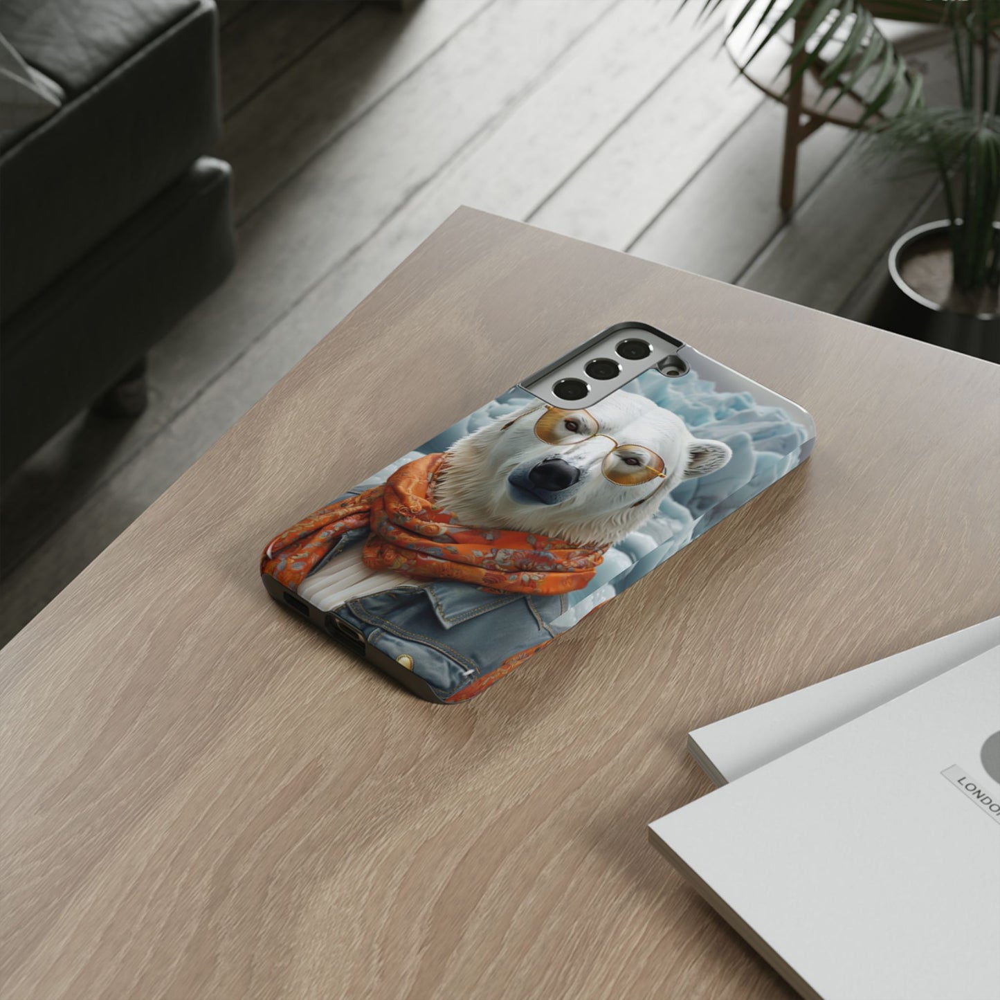 "Urban Zen Polar Bear" Mobile Phone Case