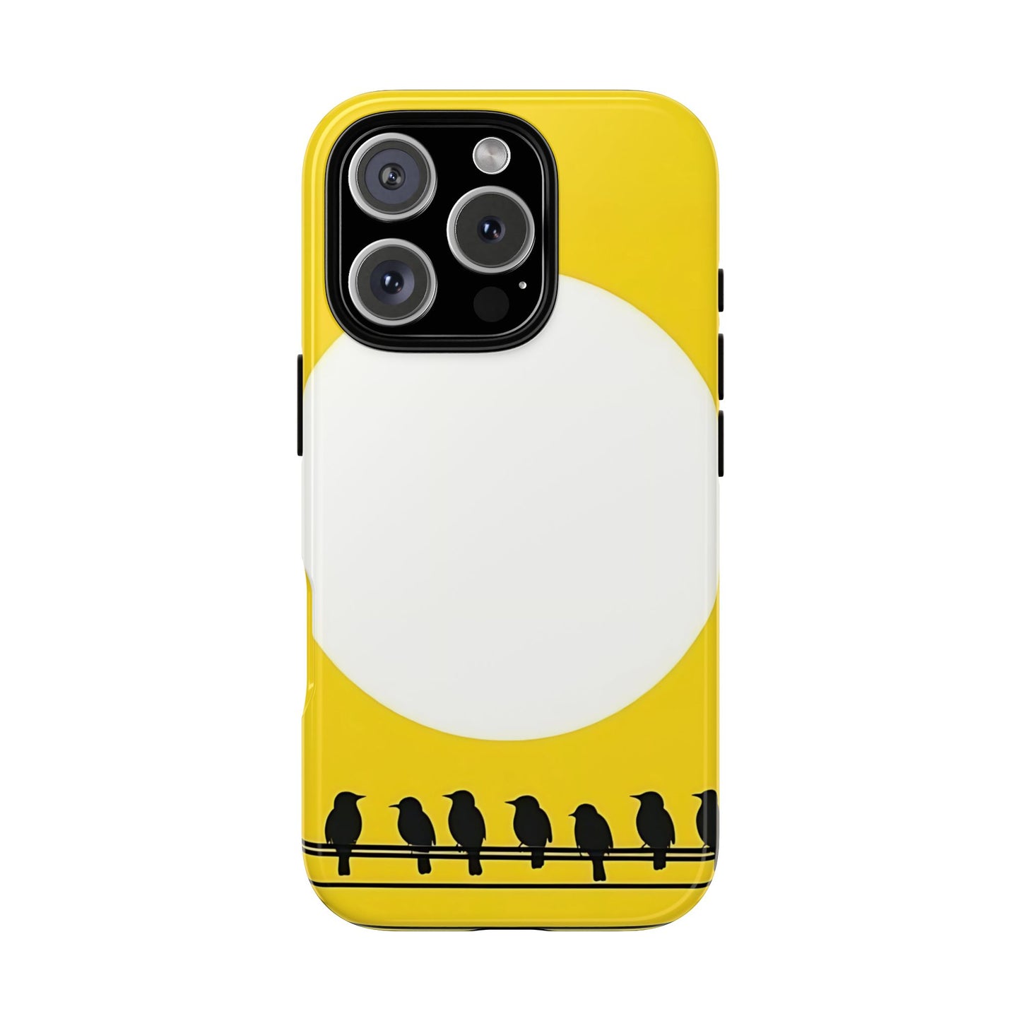 "The Feathered Assembly - Yellow" Mobile Phone Case