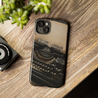"Fade in. A Writer at the Cusp of Genius" Mobile Phone Case