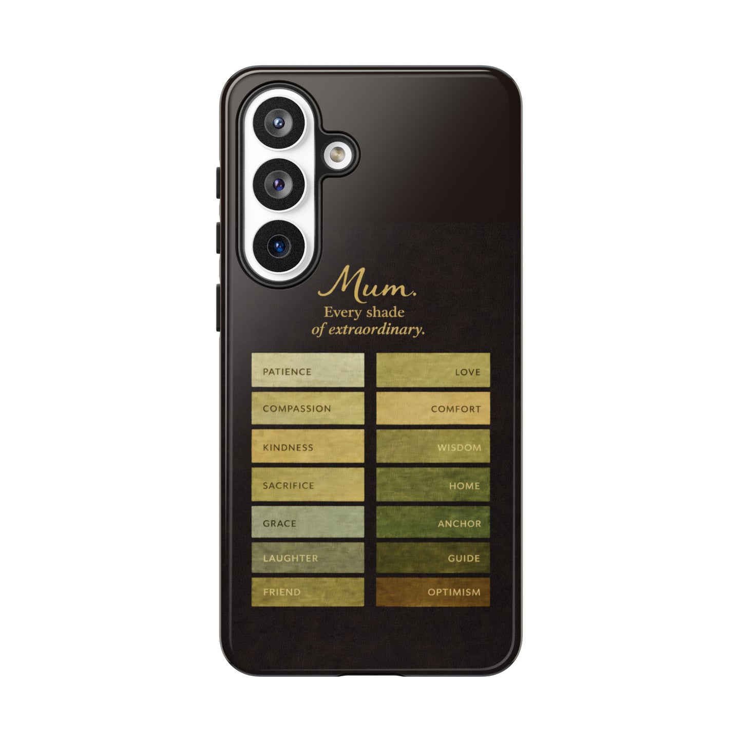 "Every Shade of Extraordinary" Mobile Phone Case (green)