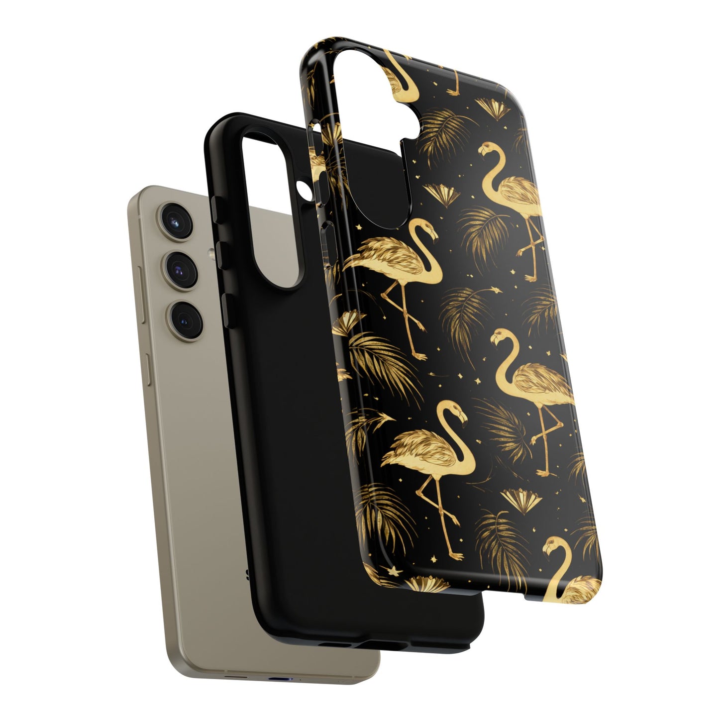 "Gold Flamingo" Mobile Phone Case