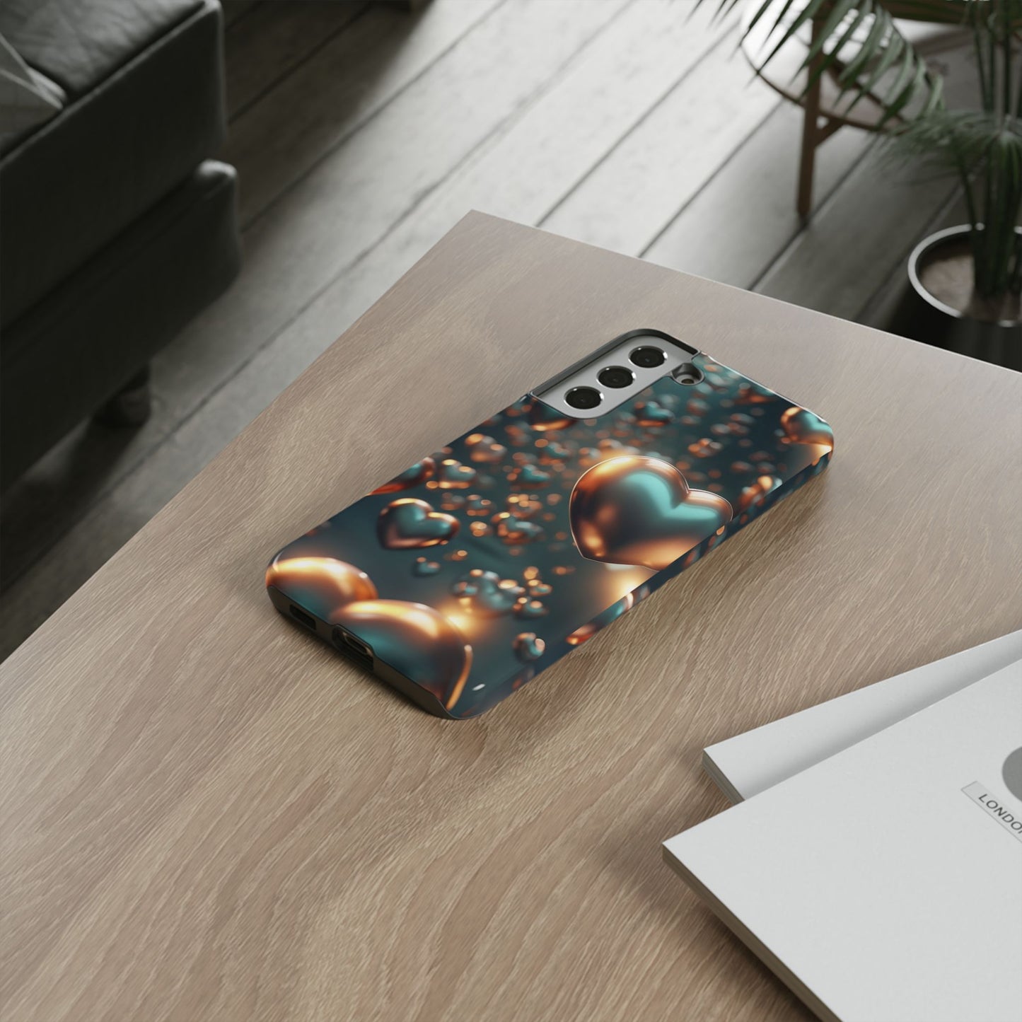 "Hearts on Repeat" Mobile Phone Case