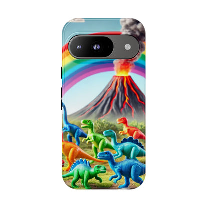 "Rainbow Dinosaurs" Mobile Phone Case
