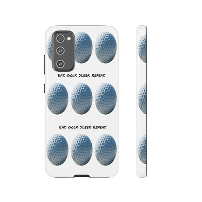 "Eat. Golf. Sleep. Repeat." Mobile Phone Case