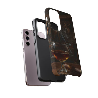 "Hot Whiskey and Cigar" Mobile Phone Case