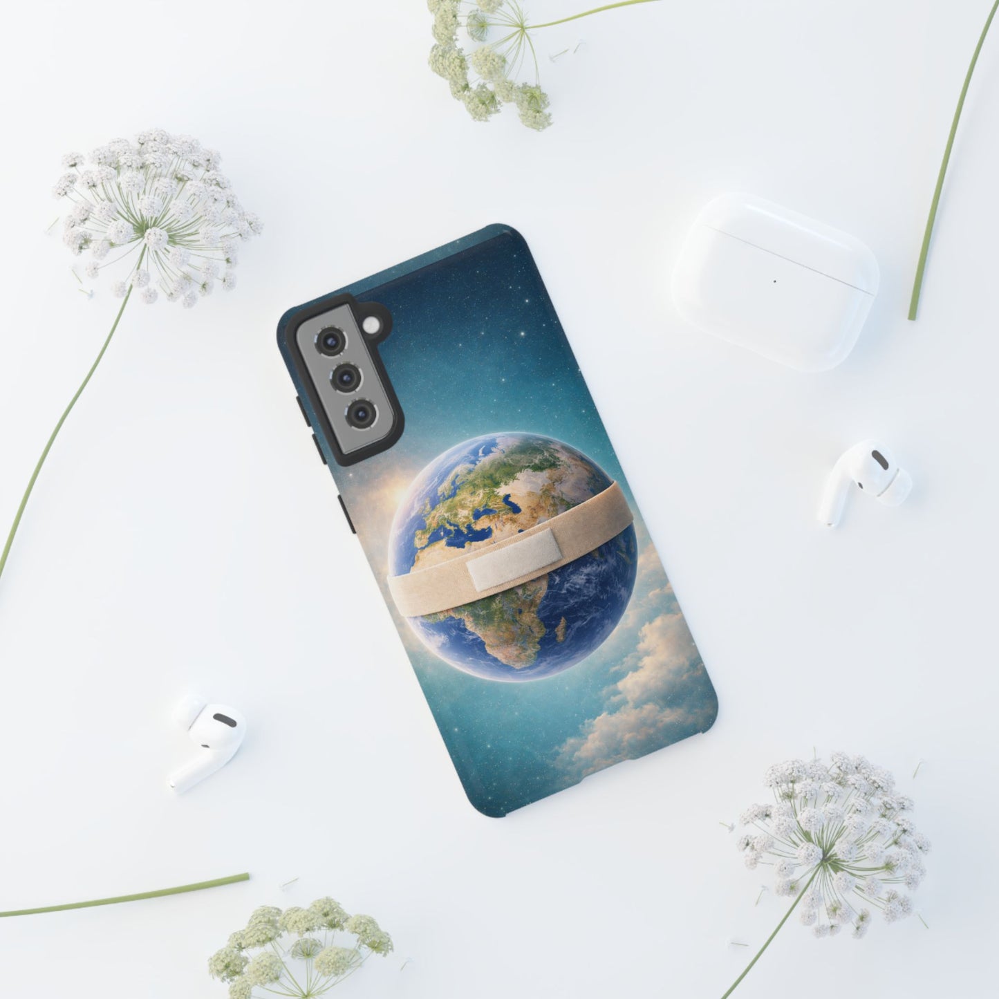 Earth Band Tough Case — Protective Planet Phone Case with Global Design