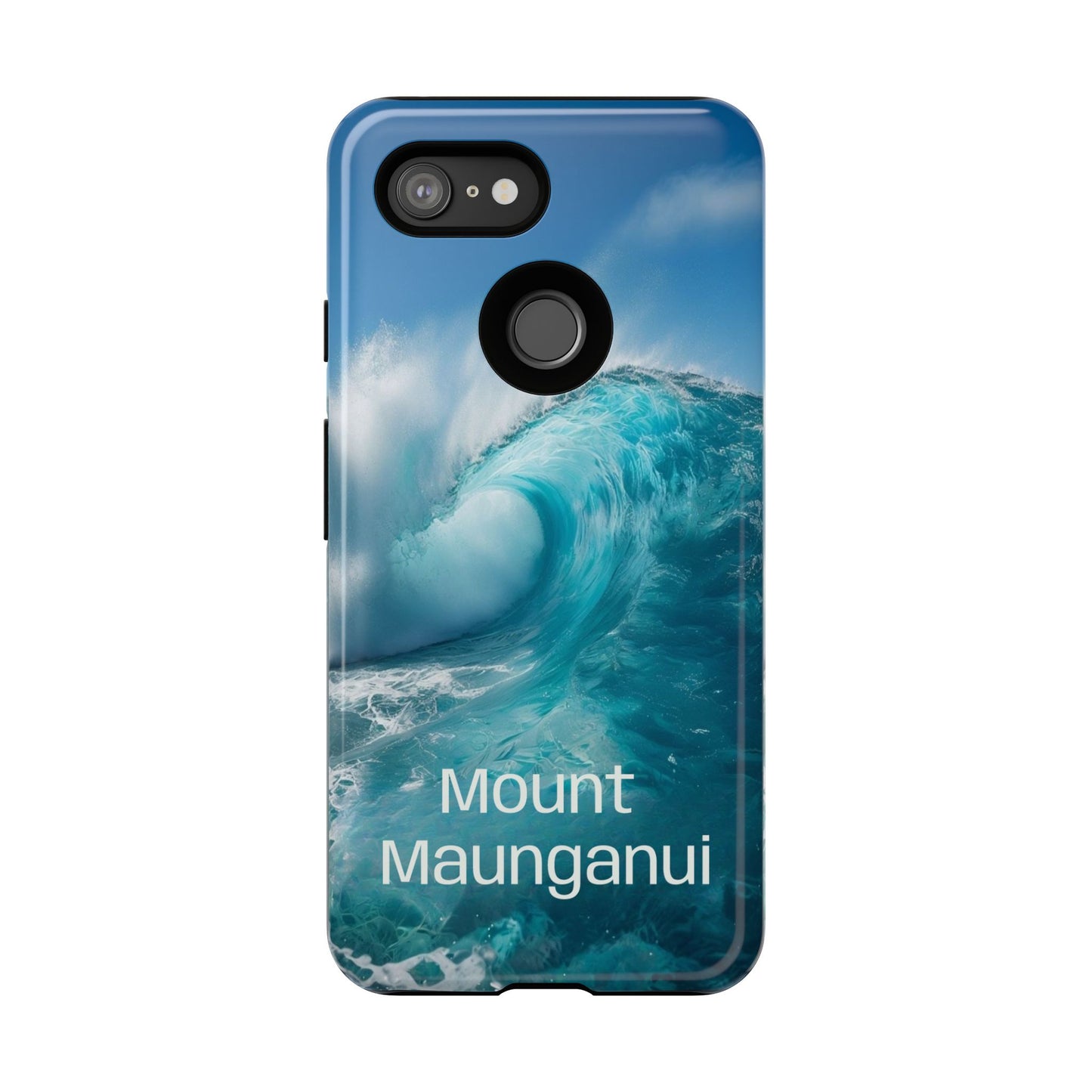 "Mount Maunganui" Mobile Phone Case (green)