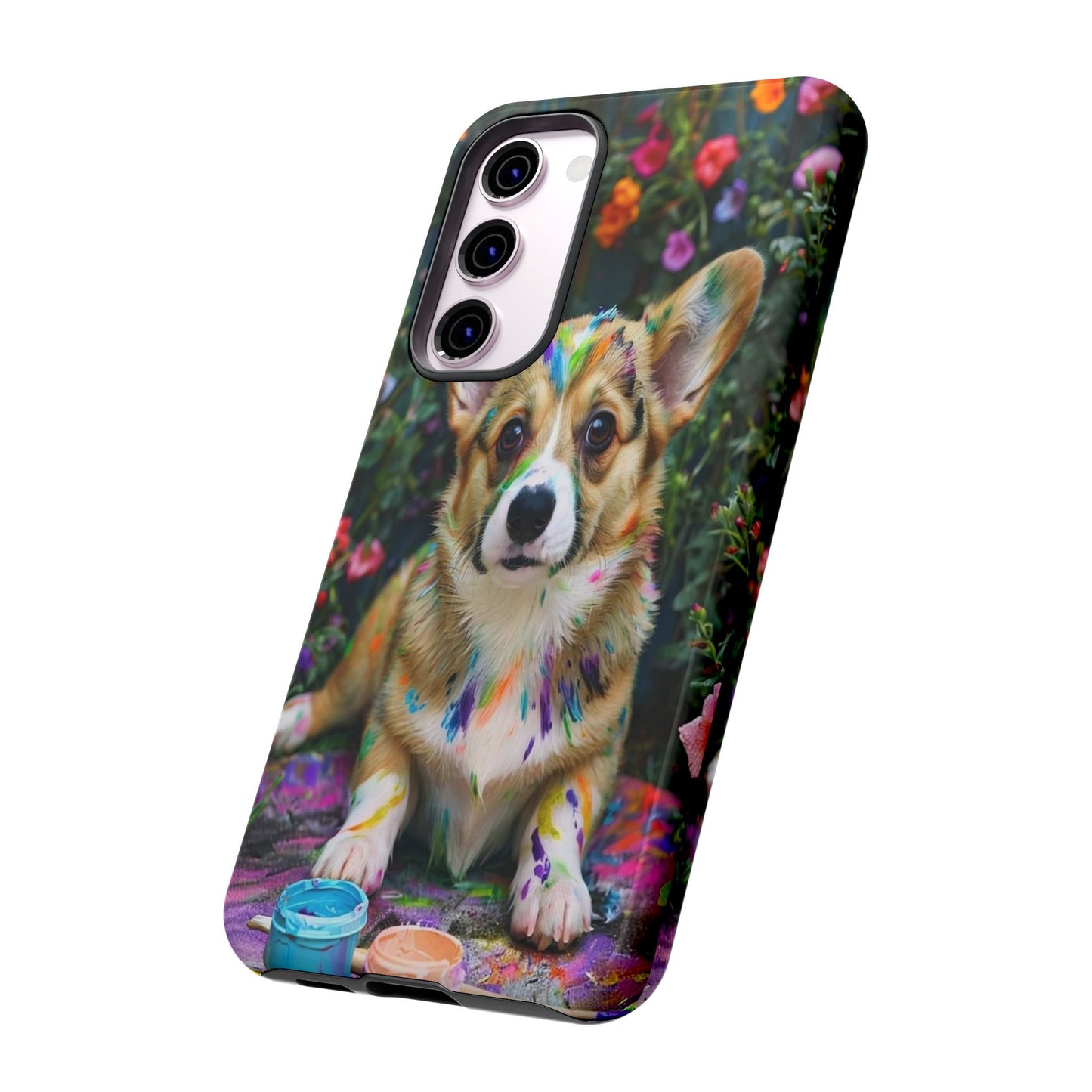 "Paint It Corgi" Mobile Phone Case