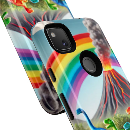 "Rainbow Dinosaurs" Mobile Phone Case