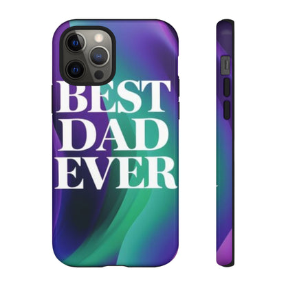"Best Dad Ever" Mobile Phone Case (purple)