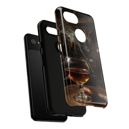 "Hot Whiskey and Cigar" Mobile Phone Case