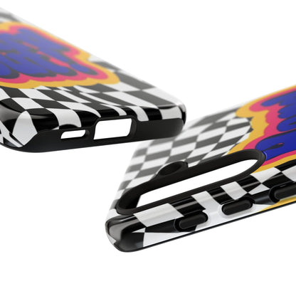 "Hard Out" Mobile Phone Case (blue)