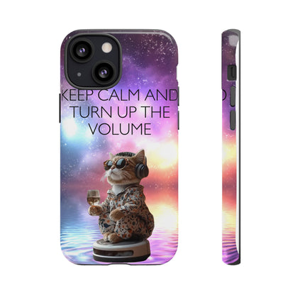 "Keep calm and turn up the Volume" Mobile Phone Case (mix)
