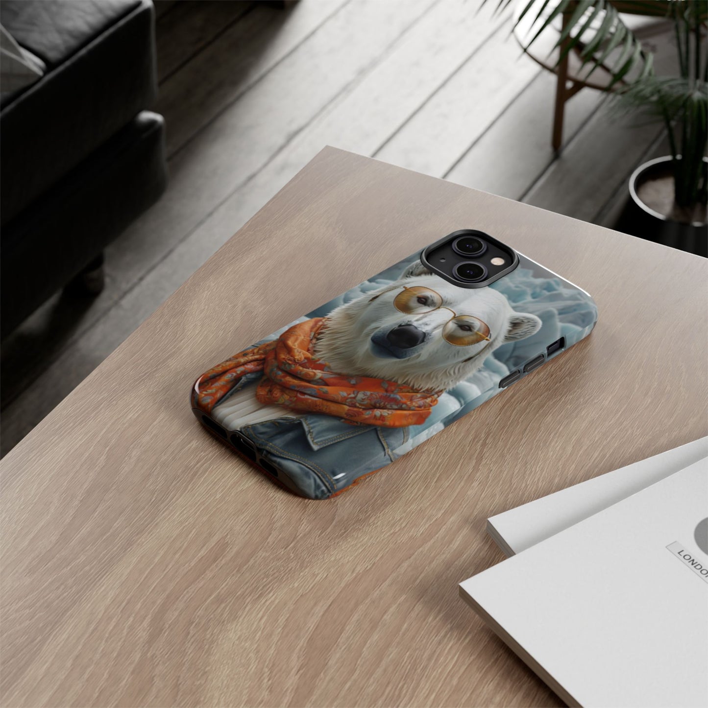 "Urban Zen Polar Bear" Mobile Phone Case
