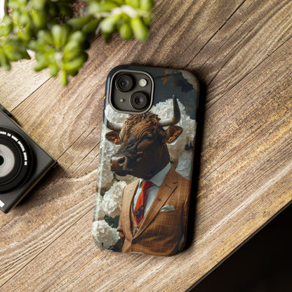 "The Genteel Bull" Mobile Phone Case