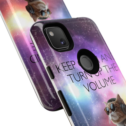 "Keep calm and turn up the Volume" Mobile Phone Case (mix)