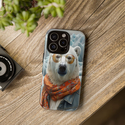 "Urban Zen Polar Bear" Mobile Phone Case